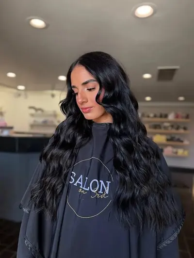 Hair extensions by Kirra Davis