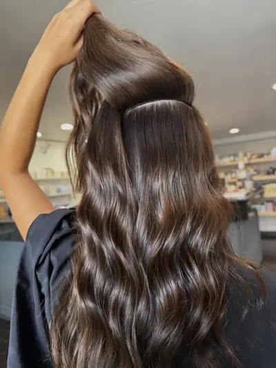 Hair extensions by Kirra Davis