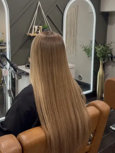 Hair extensions by Kirra Davis